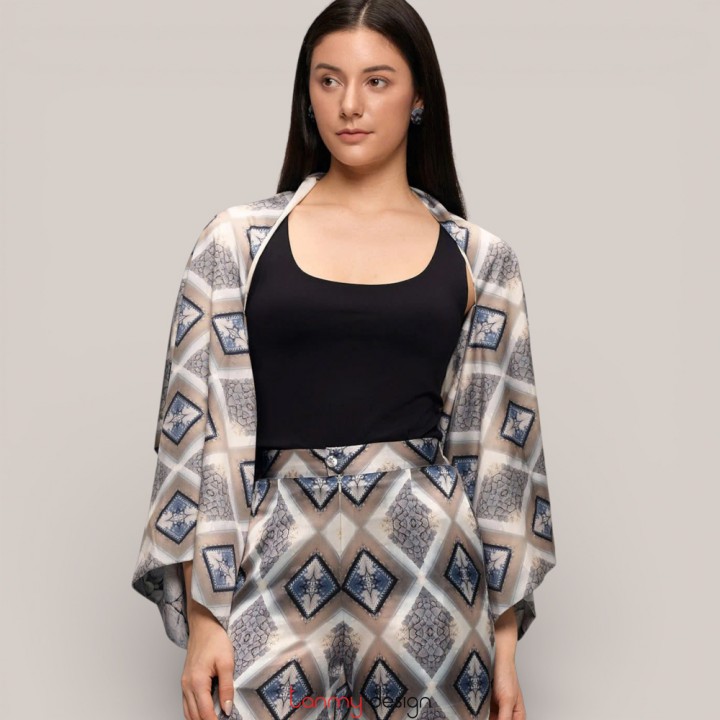 Khăn digital TKS05.01 xám ( 2 mặt )